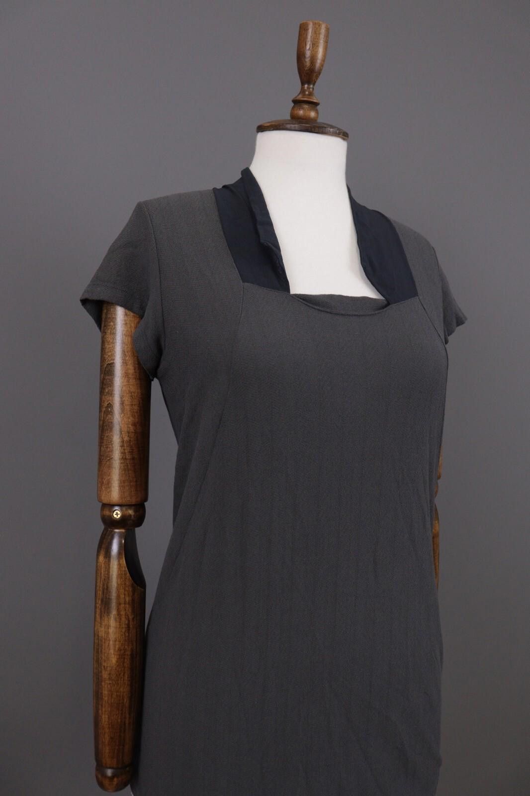 Designer Transit Par Such 212 Gray Summer Top Shirt Size 3 / L Size M / US 6-8 / IT 42-44 - 5 Thumbnail