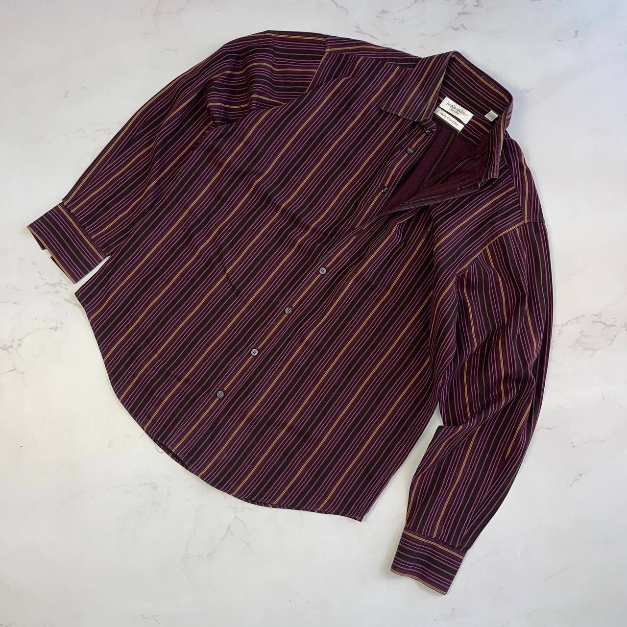Yves Saint Laurent Yves Saint Laurent Long Shirt Vintage 90s Streetwear Sz L Size US L / EU 52-54 / 3 - 2 Thumbnail