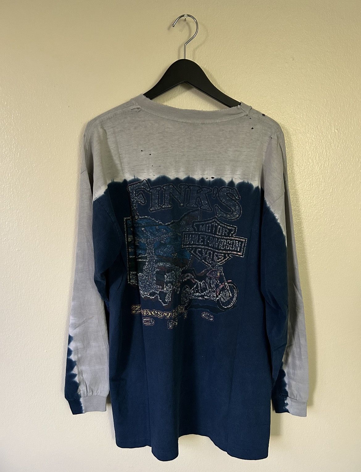 Harley Davidson Vintage Tie Dye Harley Davidson Longsleeve Size US XL / EU 56 / 4 - 2 Thumbnail