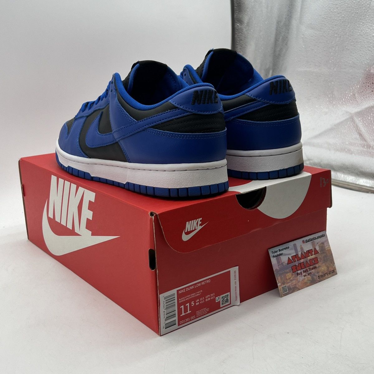 Nike Nike dunk low hyper cobalt Size US 11.5 / EU 44-45 - 4 Thumbnail