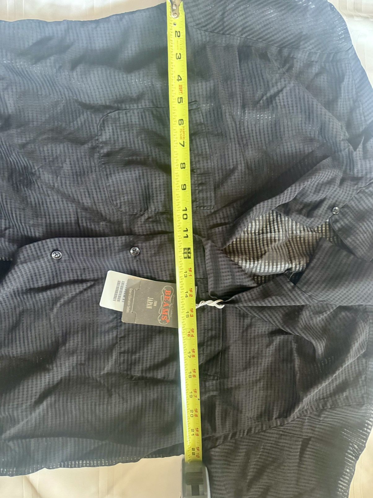 Beams Plus mesh open collar shirt Size US L / EU 52-54 / 3 - 5 Thumbnail