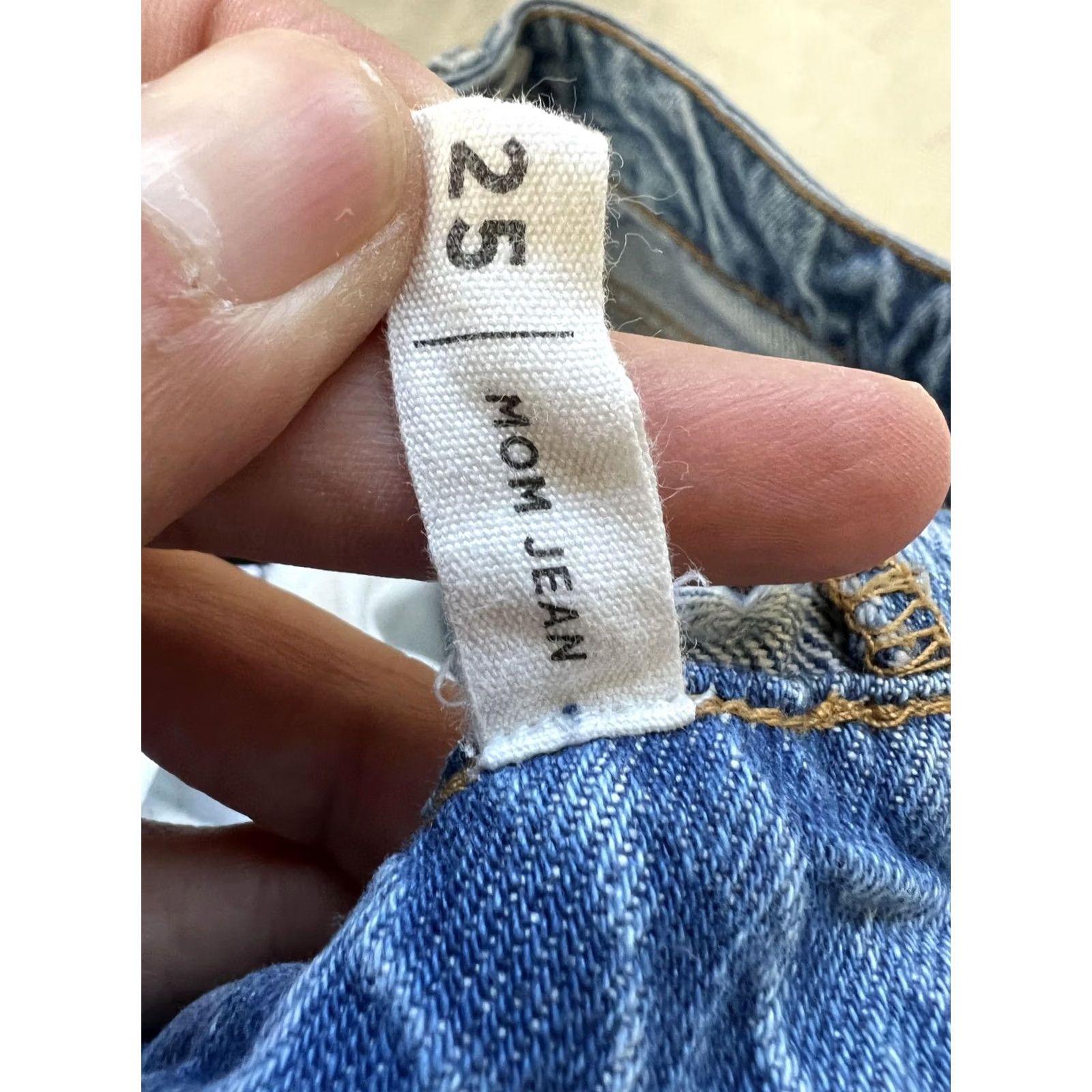 Pacsun PacSun Womens 25 Blue Medium Wash High Rise Relaxed Straight Denim Jeans Size 42" / US 20 - 5 Thumbnail