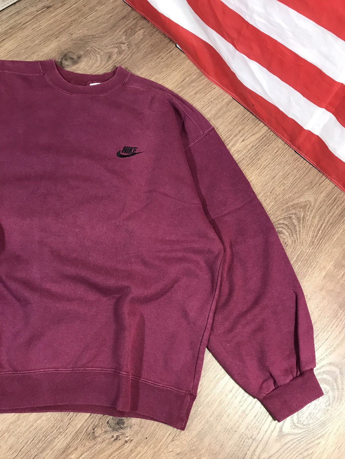 Nike × Vintage Nike Vintage Sweatshirt 80s Size XL Size US XL / EU 56 / 4 - 3 Thumbnail