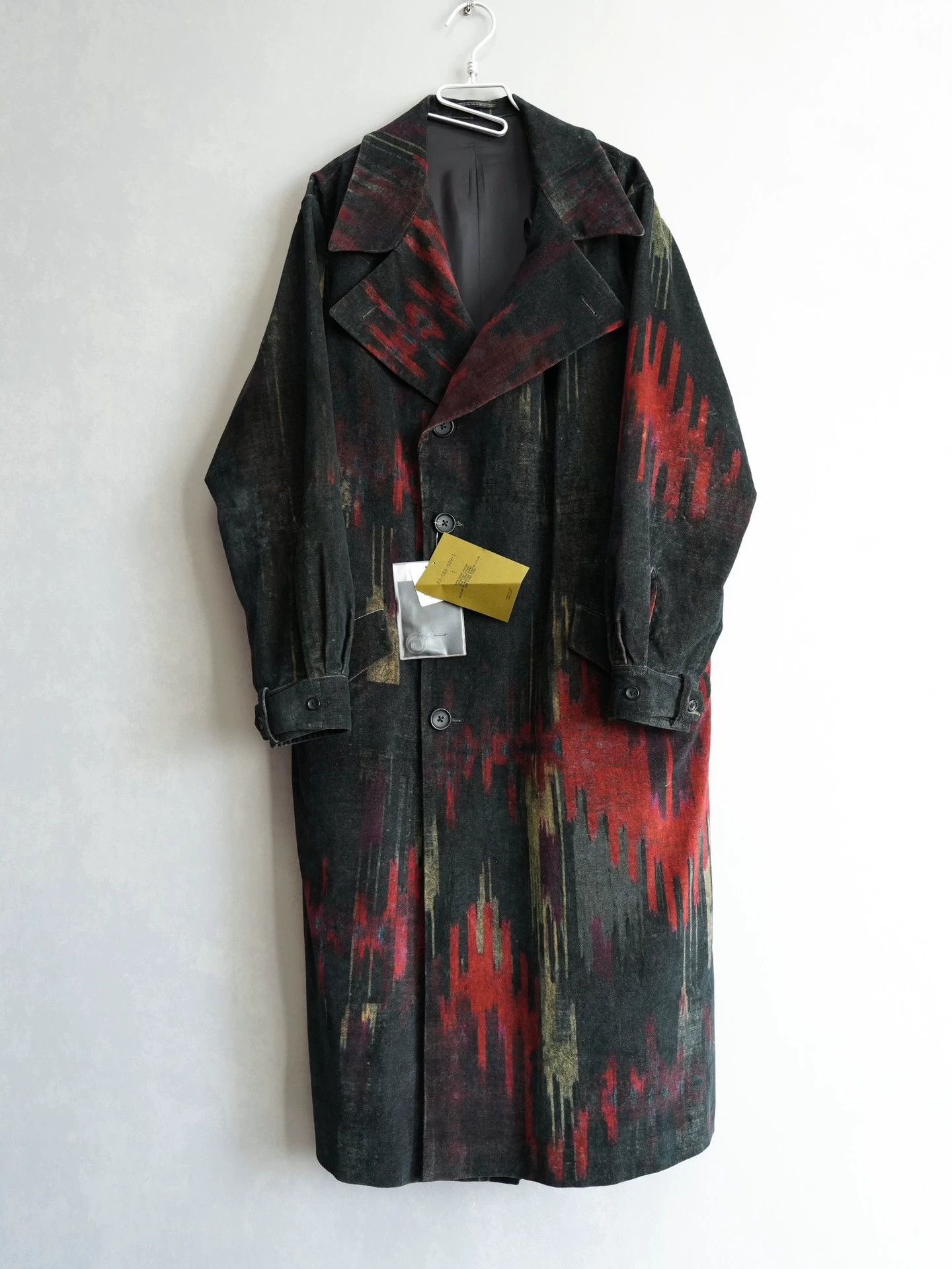 Yohji Yamamoto Yohji Yamamoto 23AW Central Asian Traveler Velvet Overcoat Size US S / EU 44-46 / 1 - 2 Thumbnail