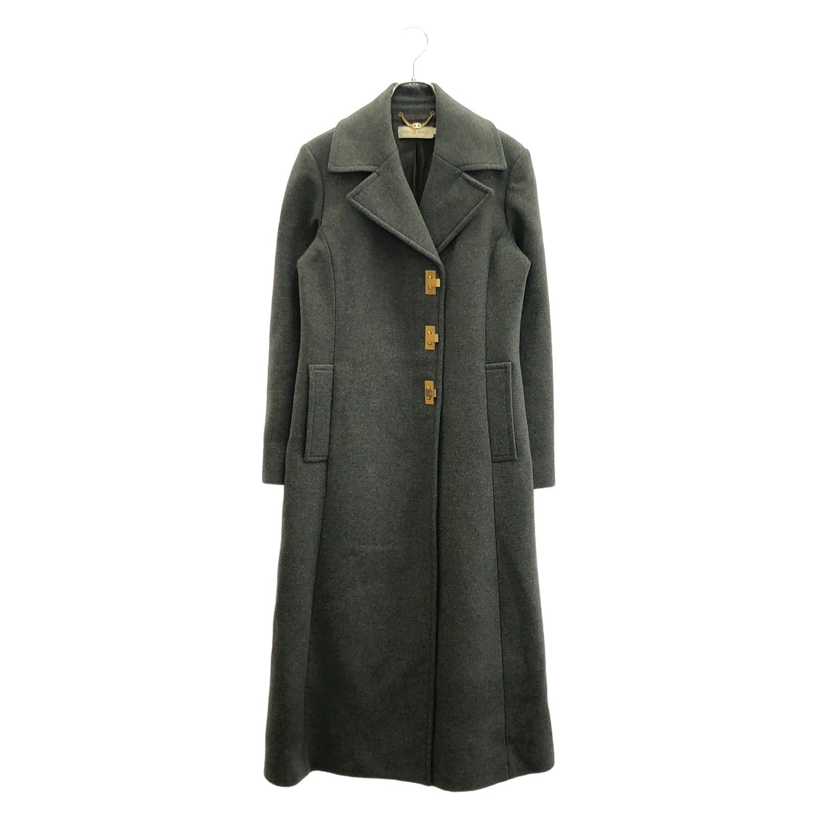 Tory Burch Tory Burch Coat Wool Gray Size ONE SIZE - 1 Thumbnail