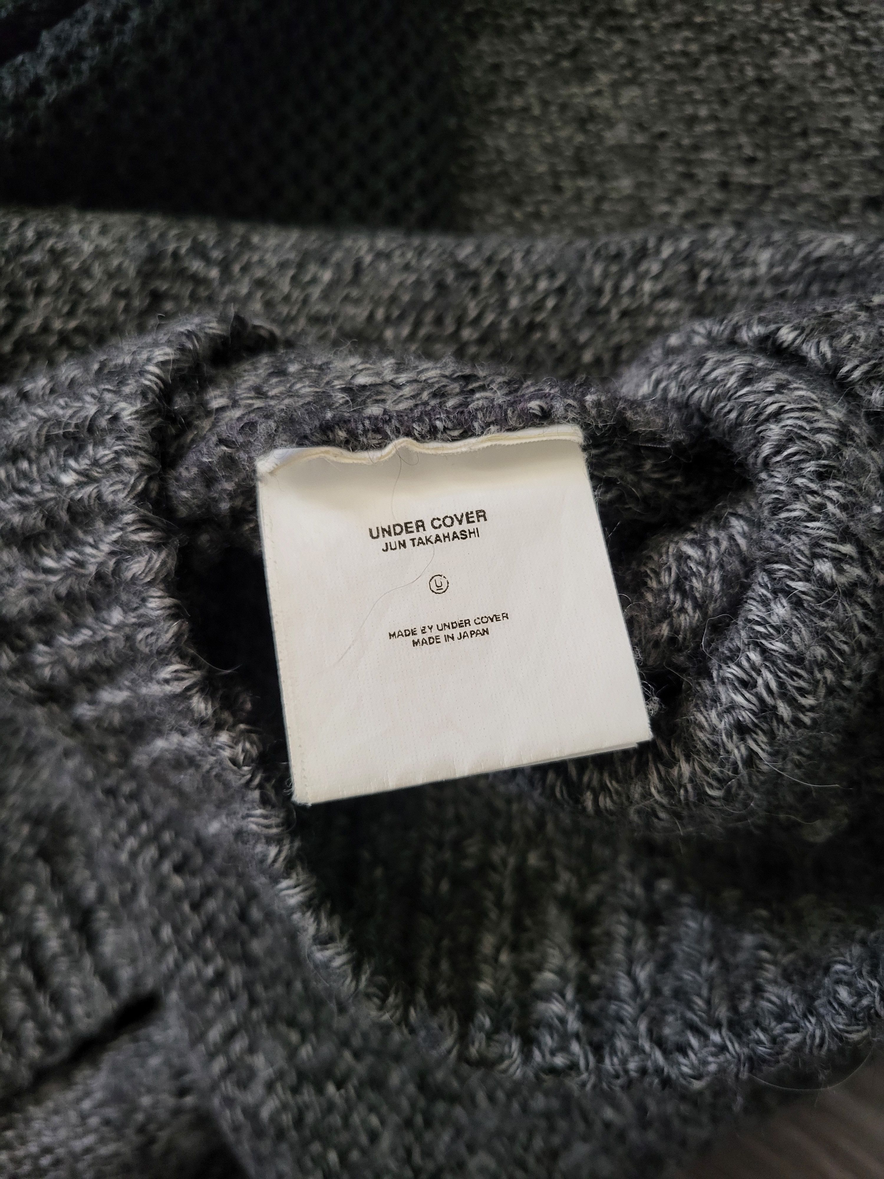 Undercover Undercover AW03 Wool Mesh Sweater Paper Doll Size US L / EU 52-54 / 3 - 6 Thumbnail