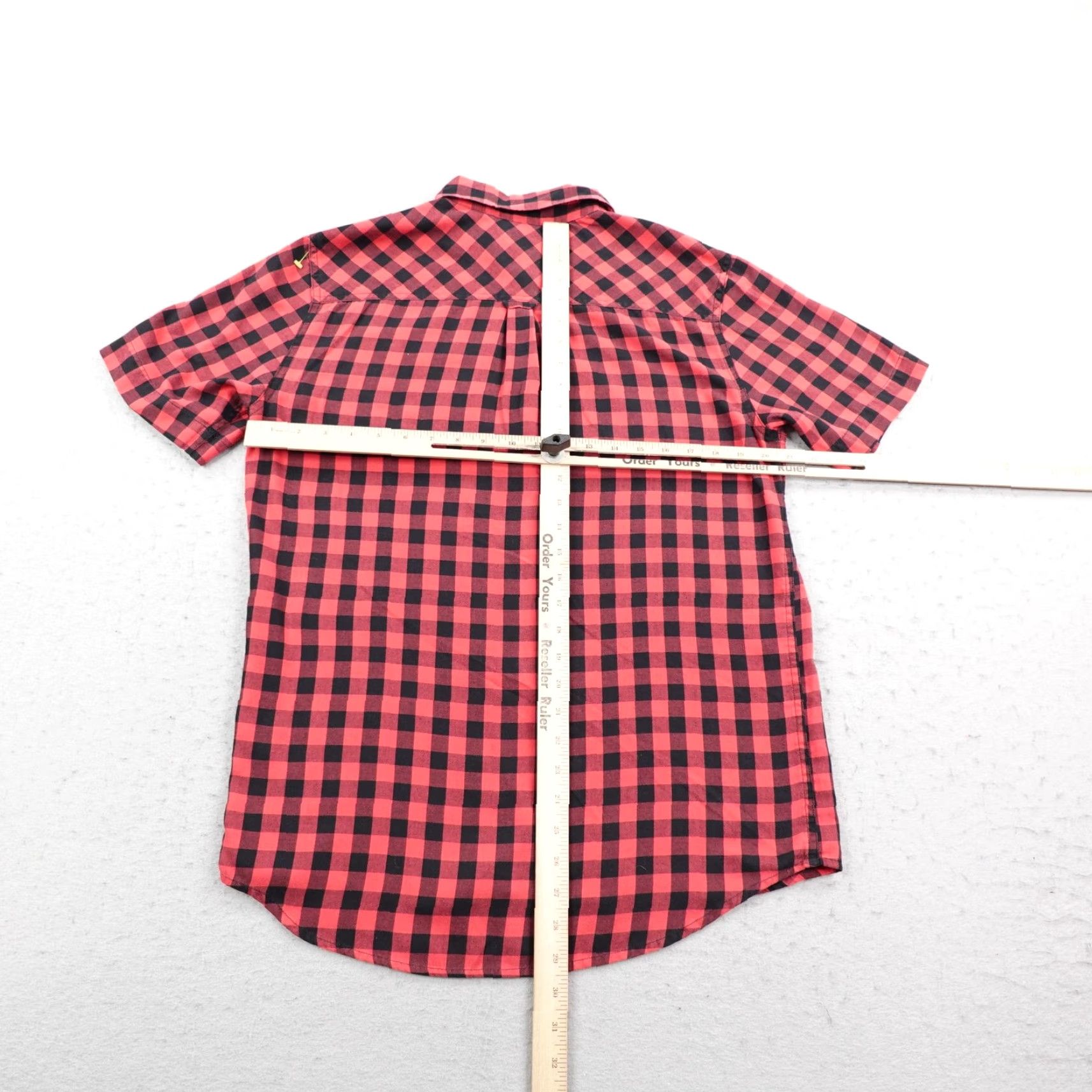 Vintage VINTAGE: Fox Shirt Mens M Red Black Plaid Button-Up Flannel Casual Outdoor Size US M / EU 48-50 / 2 - 6 Thumbnail