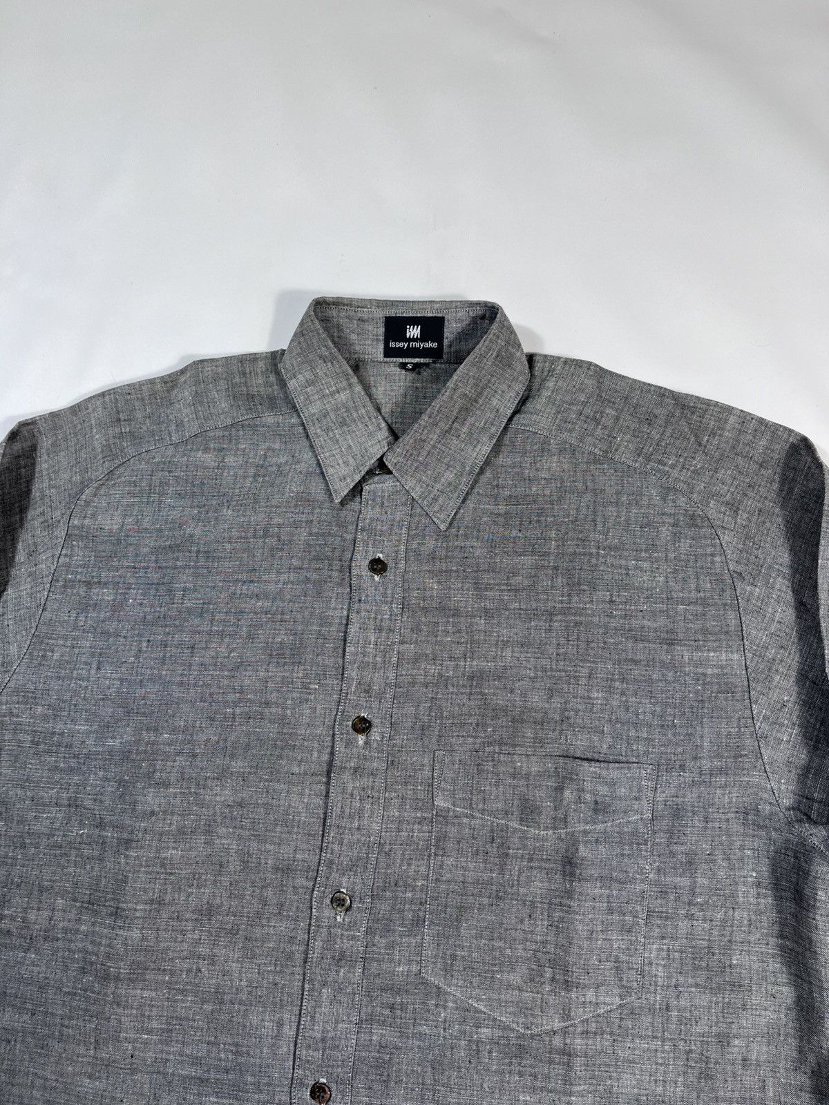 Issey Miyake 80s 90's LINEN ISSEY MIYAKE VINTAGE SHIRT Size US S / EU 44-46 / 1 - 2 Thumbnail