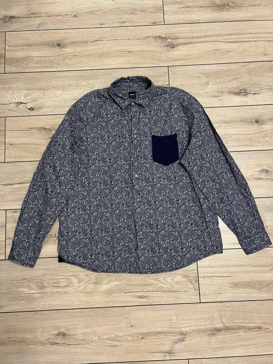 Hugo Boss Hugo Boss Slim Fit Long Sleeve Dress Shirt Mypop 3XL Size US XXL / EU 58 / 5 - 9 Thumbnail