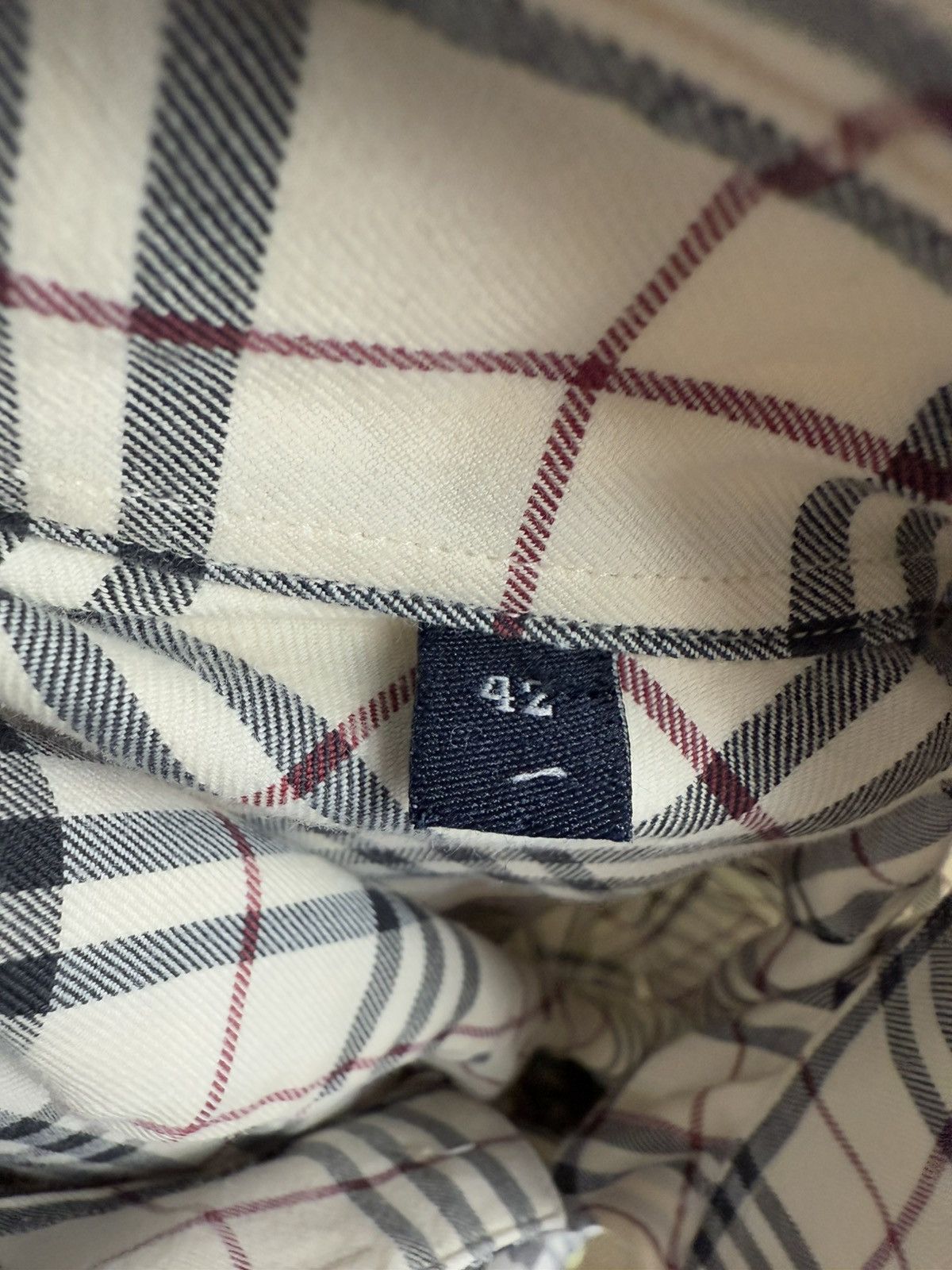 Burberry × Designer × Vintage Vintage y2k Burberry Nova Check longsleeve shirt XL old money Size US XL / EU 56 / 4 - 7 Thumbnail