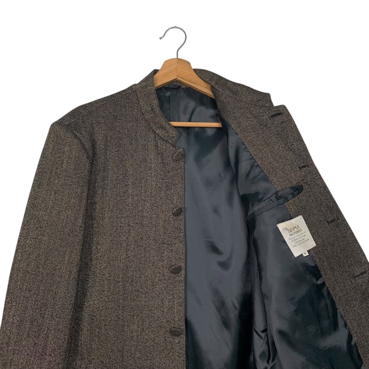Japanese Brand Sephia Screen Herringbone Jacket Size US M / EU 48-50 / 2 - 10 Thumbnail