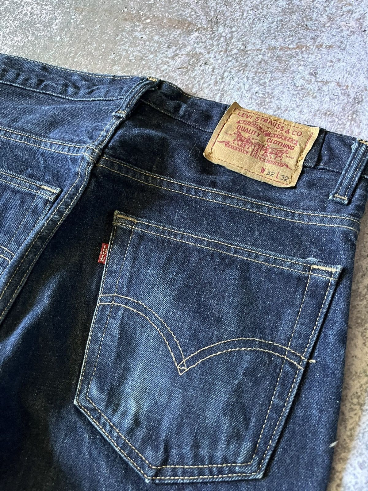 Levi's Crazy Levi’s Japanese navy denim bootcut y2k vintage jeans Size US 32 / EU 48 - 4 Thumbnail