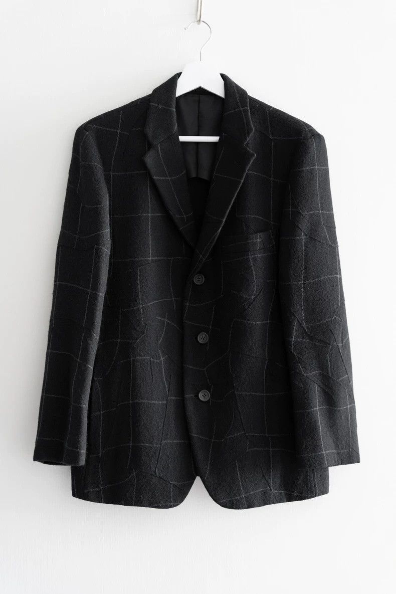 Issey Miyake Issey Miyake size 1 02 aw crack reconstituted blazer 2502-N Size 36S - 1 Thumbnail