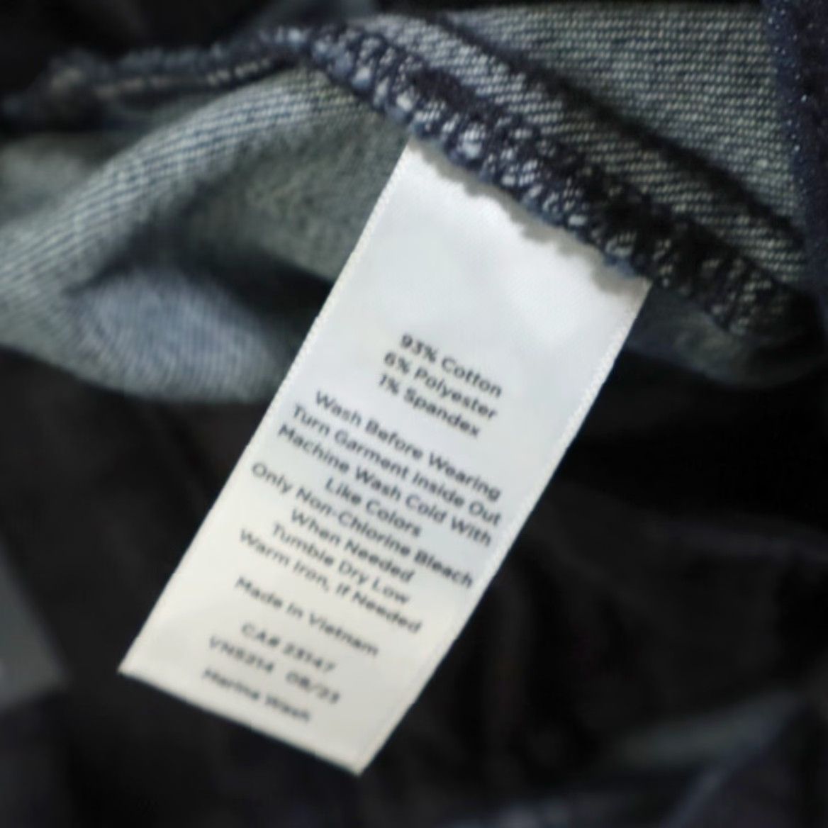 Talbots Talbots Navy Denim Jeans Pants Sailor Women's 2P Regular Fit Cotton Shirt? Size 26" / US 2 / IT 38 - 8 Thumbnail