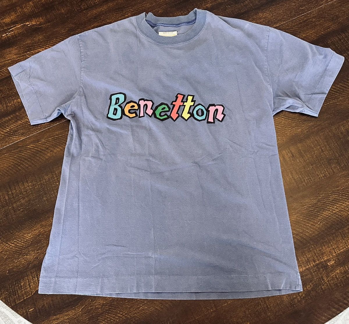 United Colors Of Benetton VTG United Colors of Benetton Single Stitch USA T-shirt-Med Size US M / EU 48-50 / 2 - 1 Thumbnail