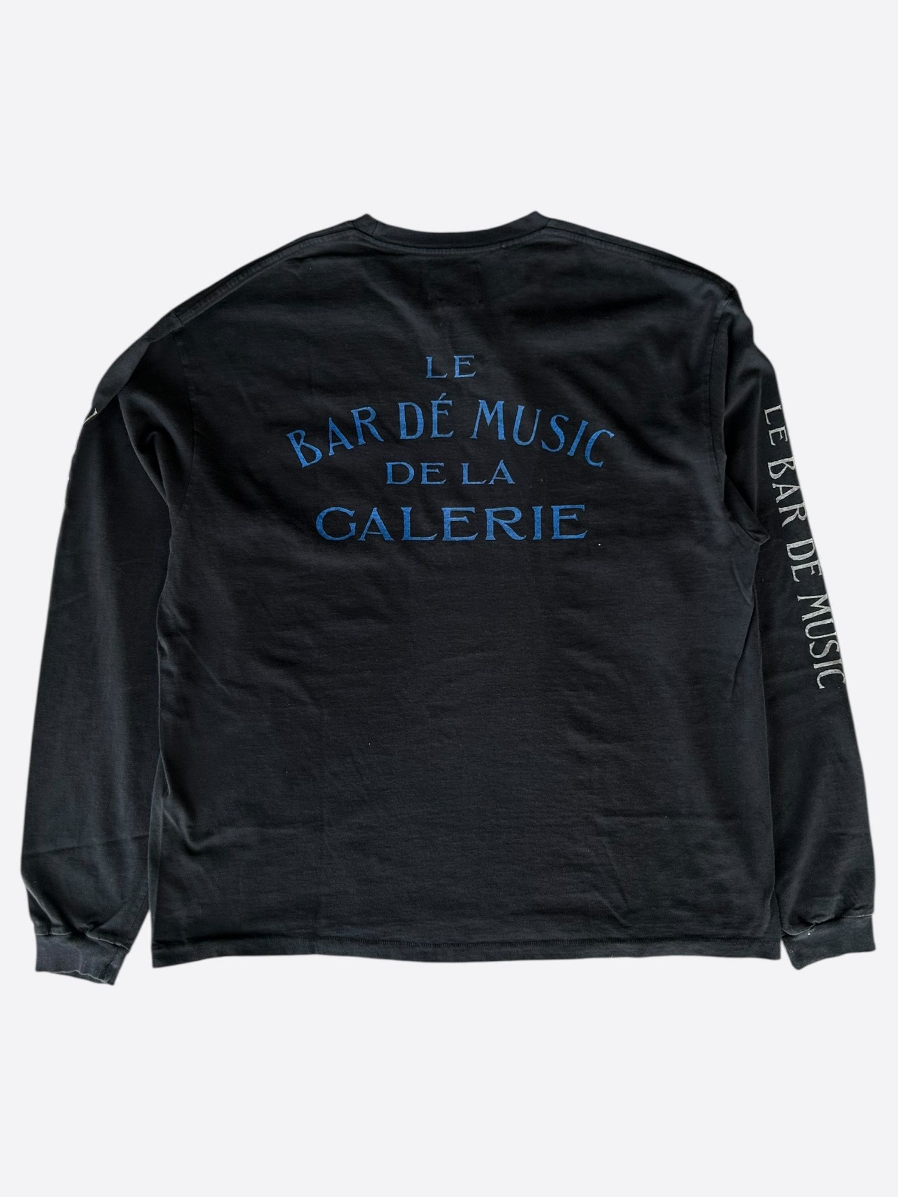 Gallery Dept. Gallery Dept Black & Blue Music Bar Longsleeve T-Shirt Size US XXL / EU 58 / 5 - 2 Thumbnail
