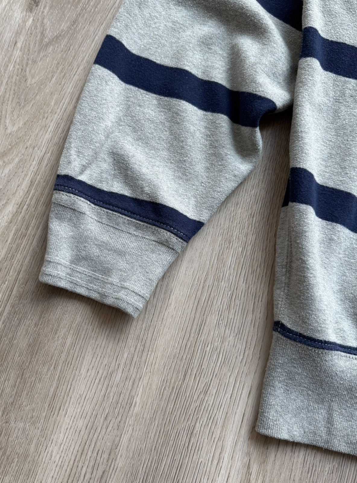 Polo Ralph Lauren Vintage Polo Ralph Lauren Striped Hoodie Size US XL / EU 56 / 4 - 2 Thumbnail