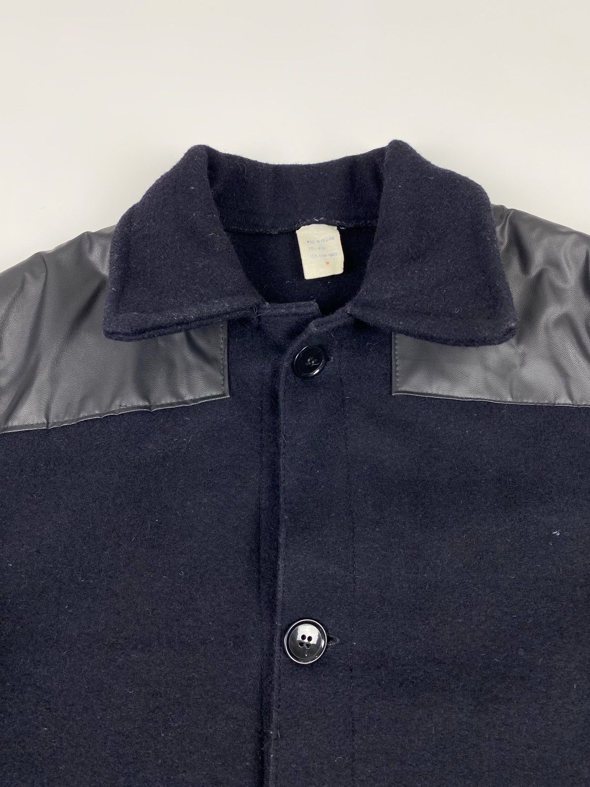 Vintage 1970’s Vintage British Workwear Navy Wool Donkey Jacket Size US M / EU 48-50 / 2 - 3 Thumbnail