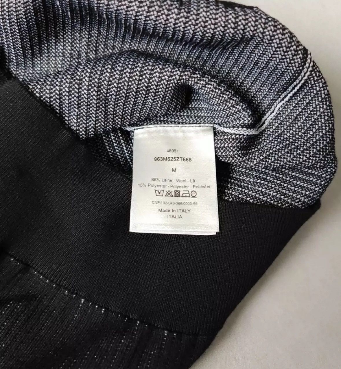 Dior Standing in the crowd one night wool sweater Size US M / EU 48-50 / 2 - 6 Thumbnail