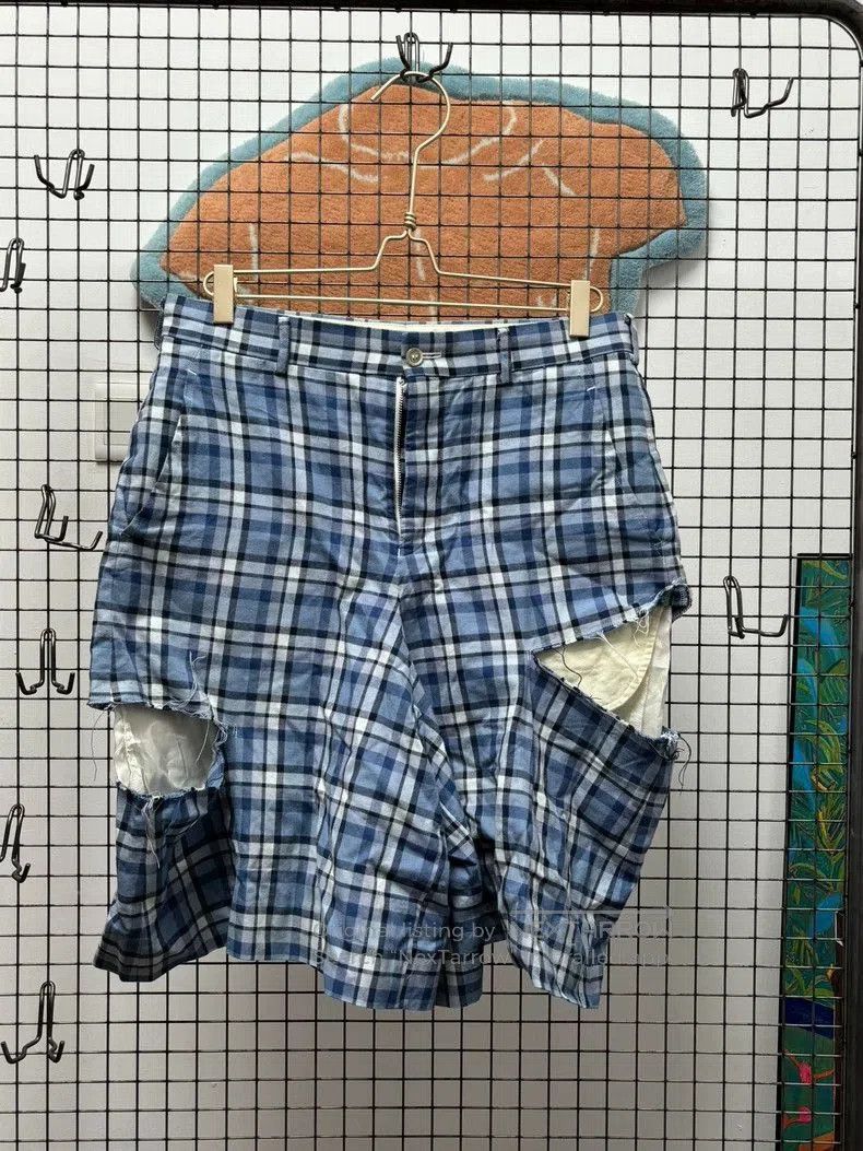 Comme des Garcons Comme des Garçons Homme Plus Plaid Shorts . Size US 30 / EU 46 - 2 Thumbnail