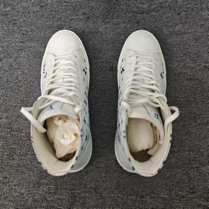 Louis Vuitton Louis Vuitton Tattoo High-Top Sneakers for Men -2508 Size US 9.5 / EU 42-43 - 6 Thumbnail