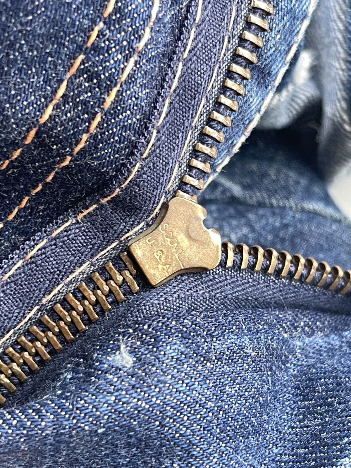 Vintage Vintage WestRider Remake Patchwork Distressed Flare Size 29" - 19 Thumbnail