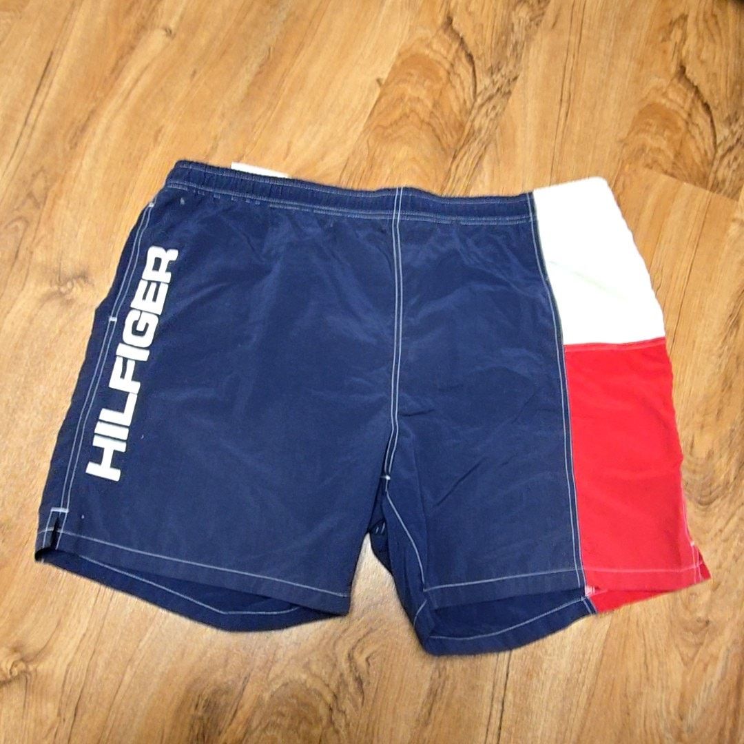 Tommy Hilfiger Tommy Hilfiger Swim Trunks Colorblock Blue XL Mens Shorts Size US 32 / EU 48 - 1 Thumbnail