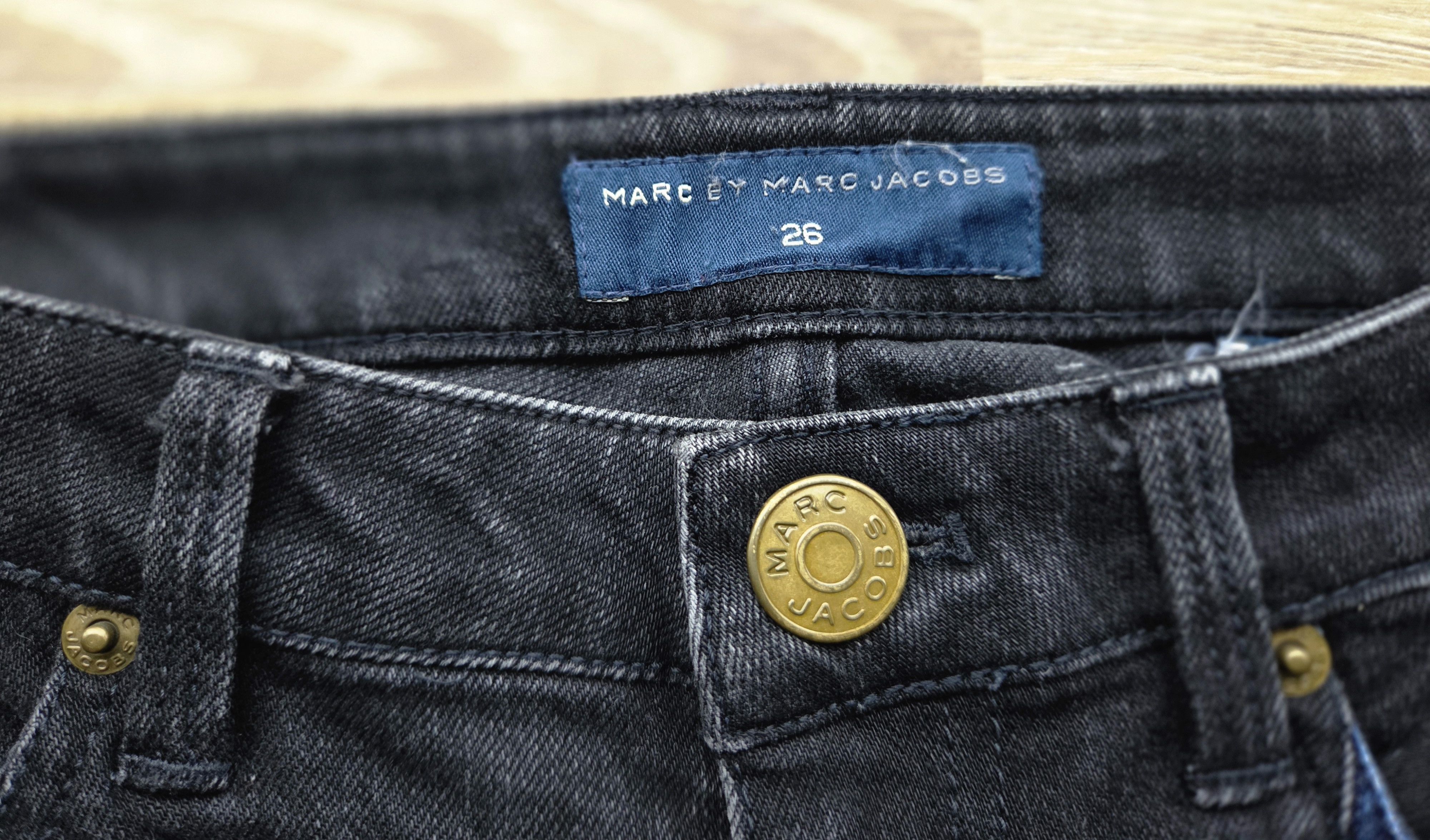 Marc Jacobs Marc Jacobs Patchwork Chrissie Low Rise Skinny Stretch Pants Size 26" / US 2 / IT 38 - 4 Thumbnail