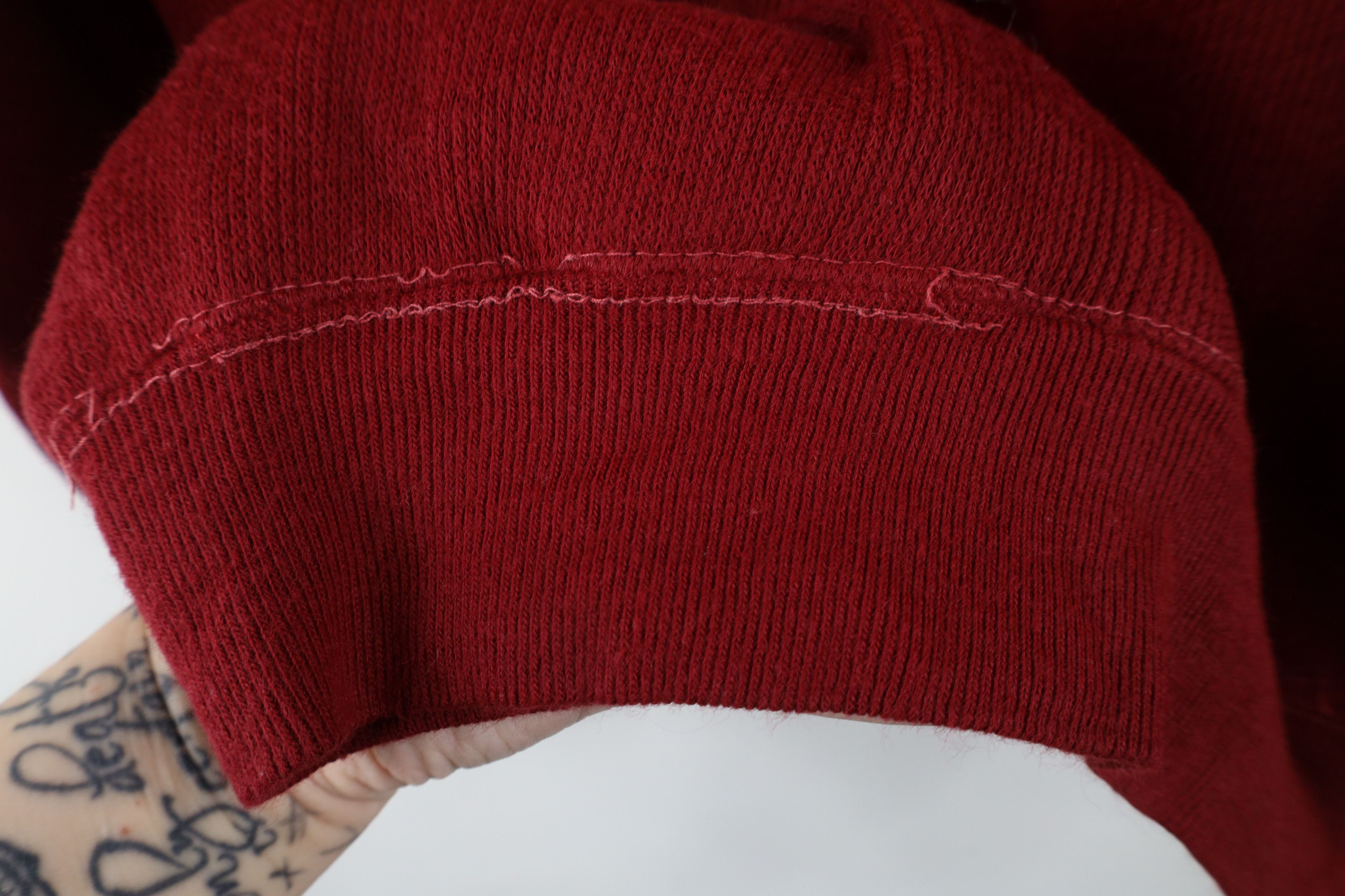 Vintage Vintage 60s 70s Streetwear Blank Ribbed Knit Sweatshirt USA Size XL / US 12-14 / IT 48-50 - 6 Thumbnail