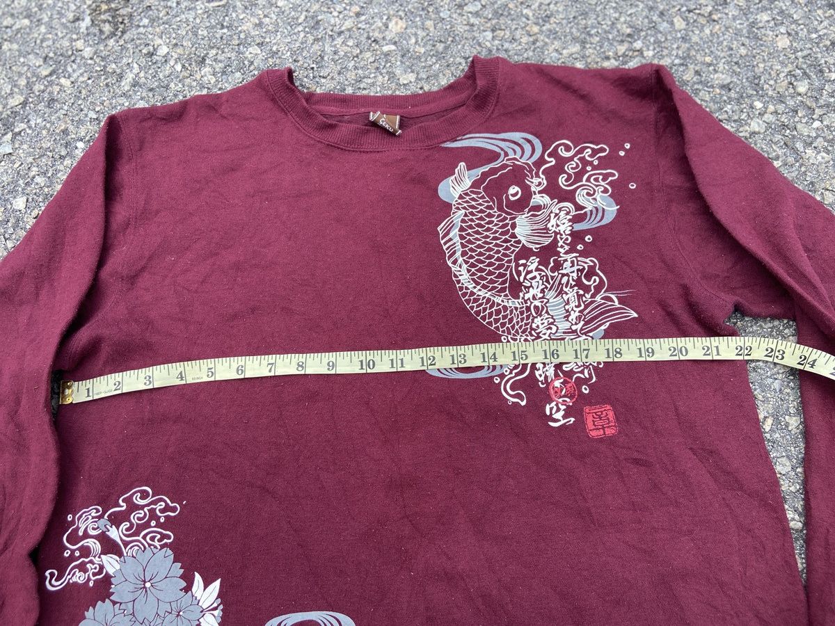 Japanese Brand × Vintage Vintage Sukajan Two Koi Sweatshirt Size US XL / EU 56 / 4 - 5 Thumbnail