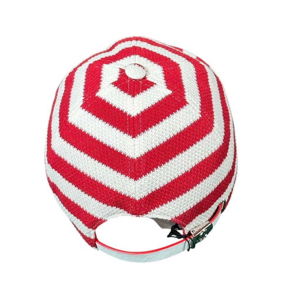 Christian Louboutin Christian Louboutin Mooncrest Hat Red White CL MgmSz M NWT Size ONE SIZE - 5 Thumbnail