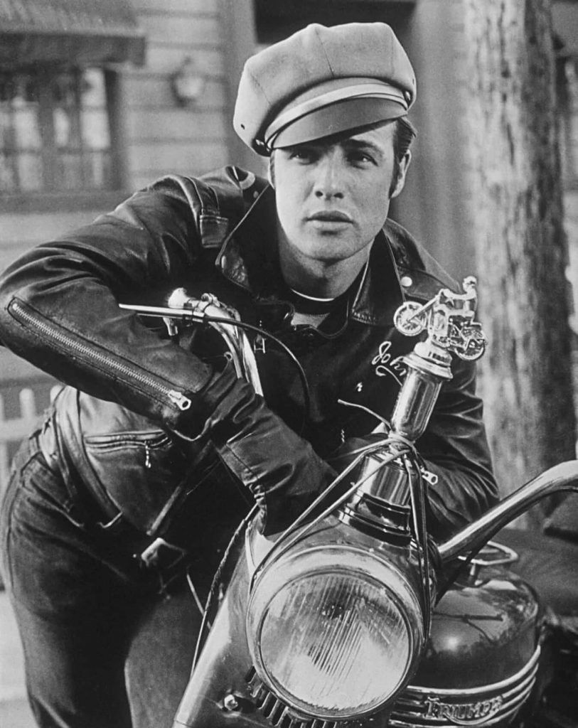 Vintage MARLON BRANDO VTG DOUBLE COLAR GENUINE LEARHER JACKET Size US M / EU 48-50 / 2 - 1 Thumbnail