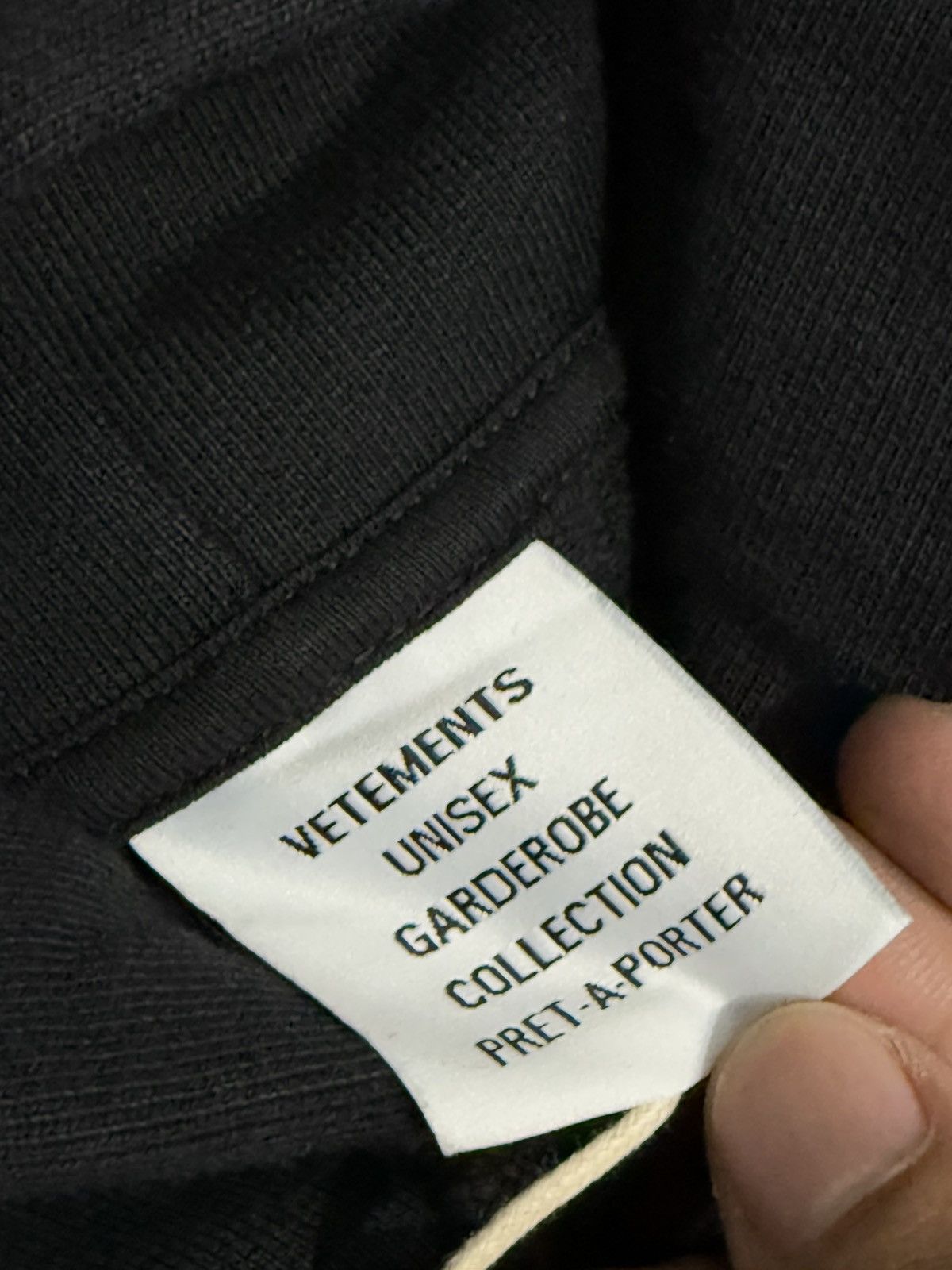 Vetements Controversial Vetements Black Translation Hoodie Size US S / EU 44-46 / 1 - 5 Thumbnail