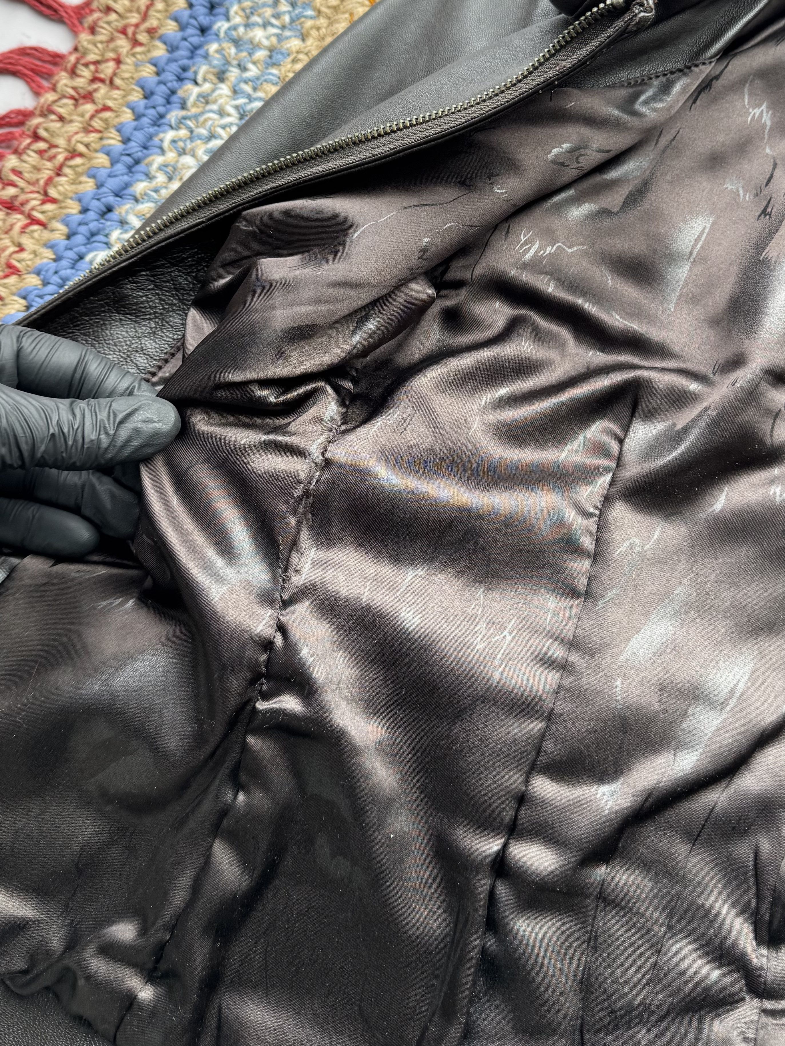 Vintage Vintage Cropped Leather Cargo Jacket Size XS / US 0-2 / IT 36-38 - 6 Thumbnail
