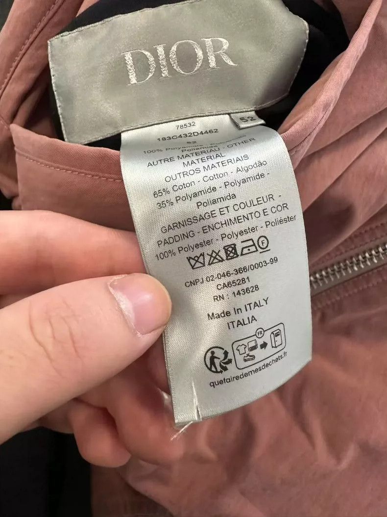 Dior Dior Burgundy Classic Double-2505 Size US L / EU 52-54 / 3 - 7 Thumbnail