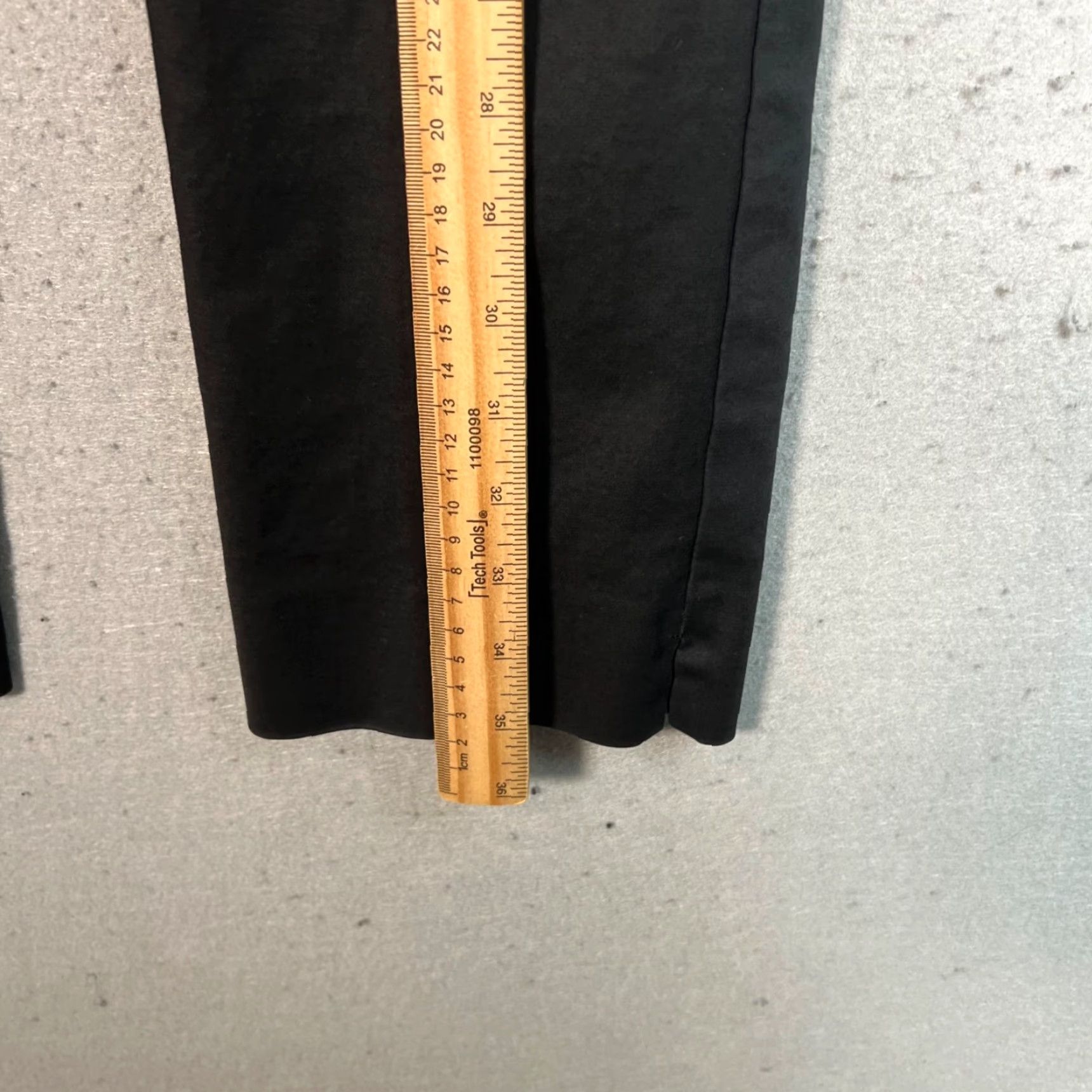 Vintage VINTAGE Bass Womens Black Dress Pants Size 4 Regular Cotton Blend Slim Fit Casual Size 27" / US 4 / IT 40 - 6 Thumbnail