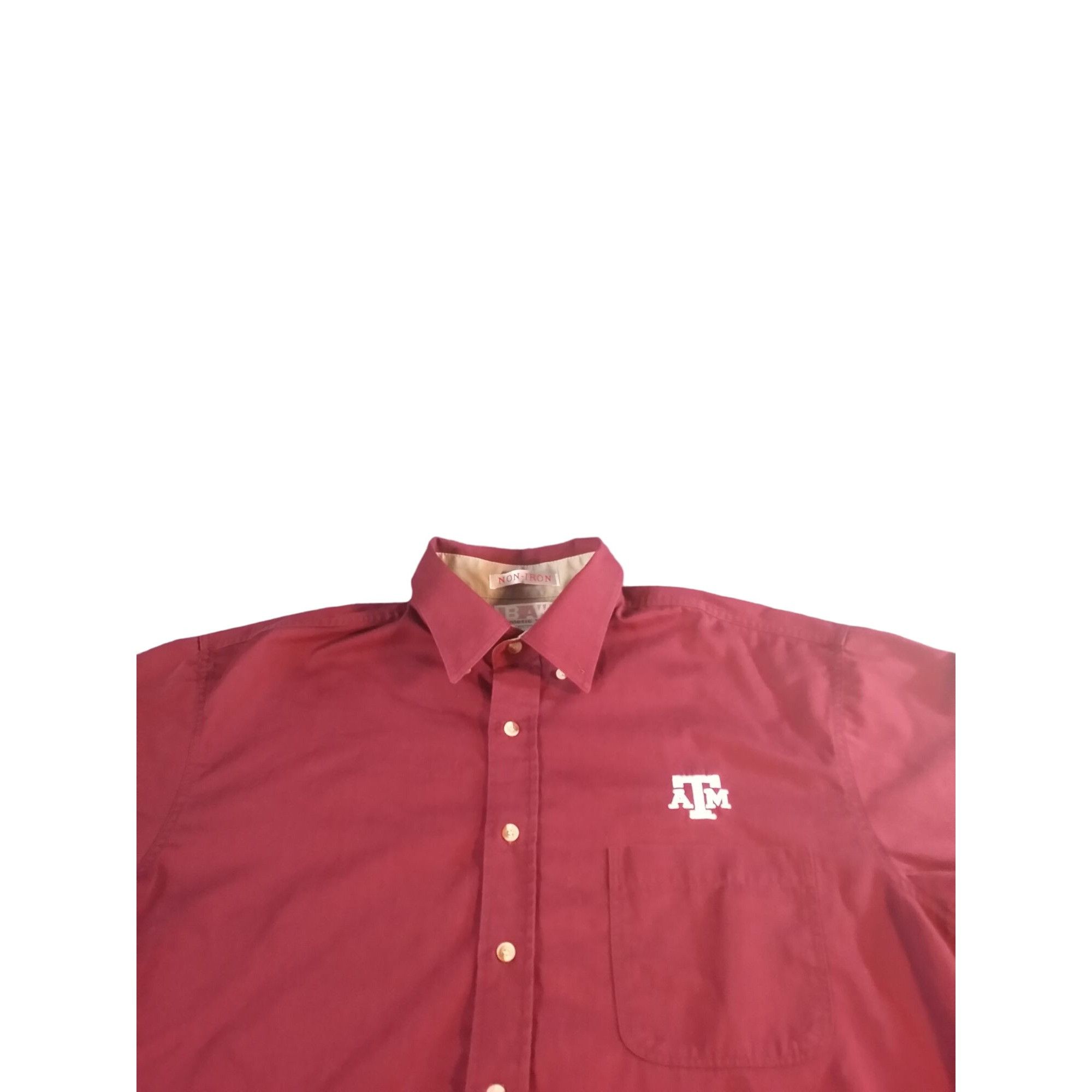 Vintage Vintage Texas A&M Aggies Button Up Shirt Men Sz L Non Iron B Size US L / EU 52-54 / 3 - 2 Thumbnail