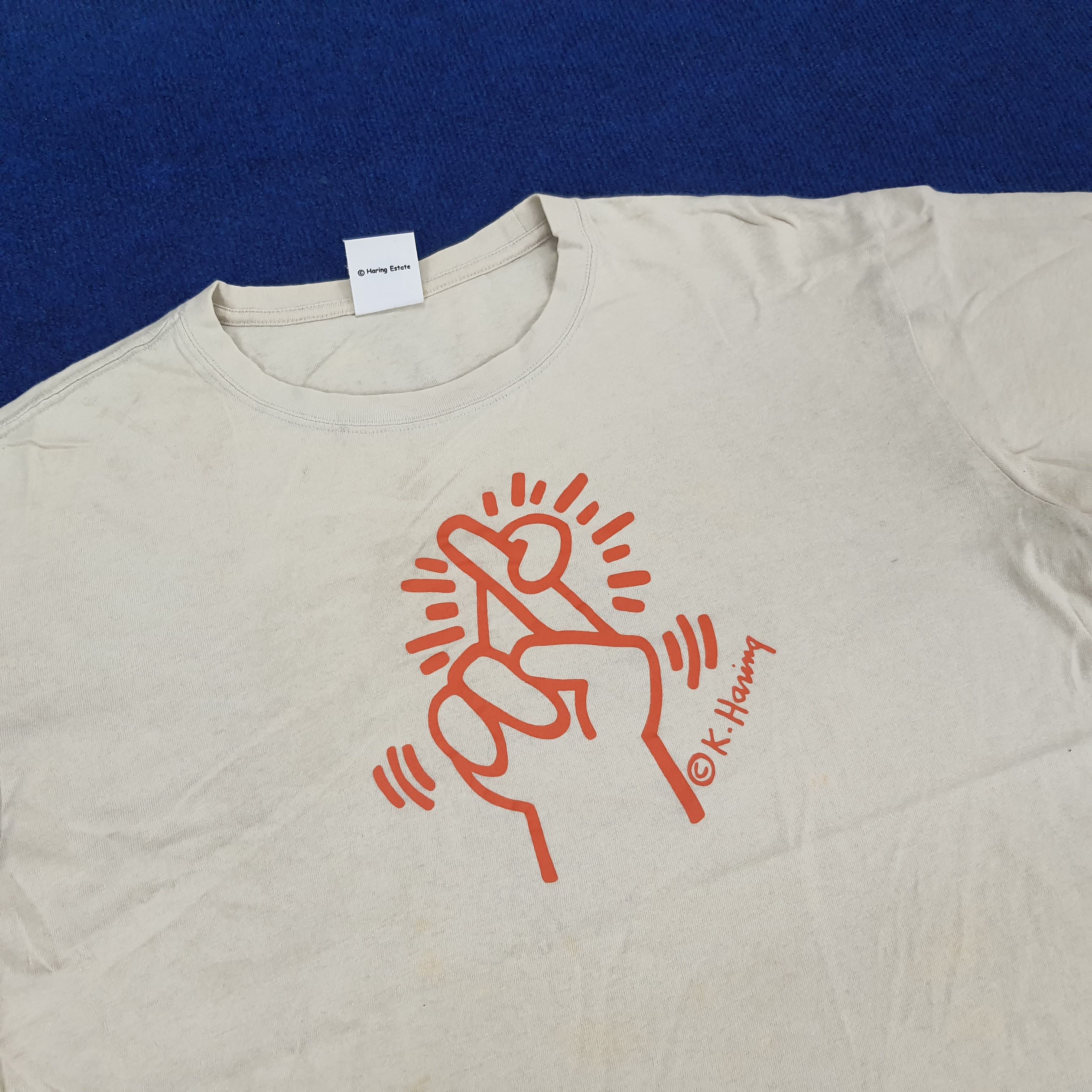 Japanese Brand × Keith Haring × Vintage Vintage Keith Haring Streetwear T-shirt Size US XL / EU 56 / 4 - 2 Thumbnail