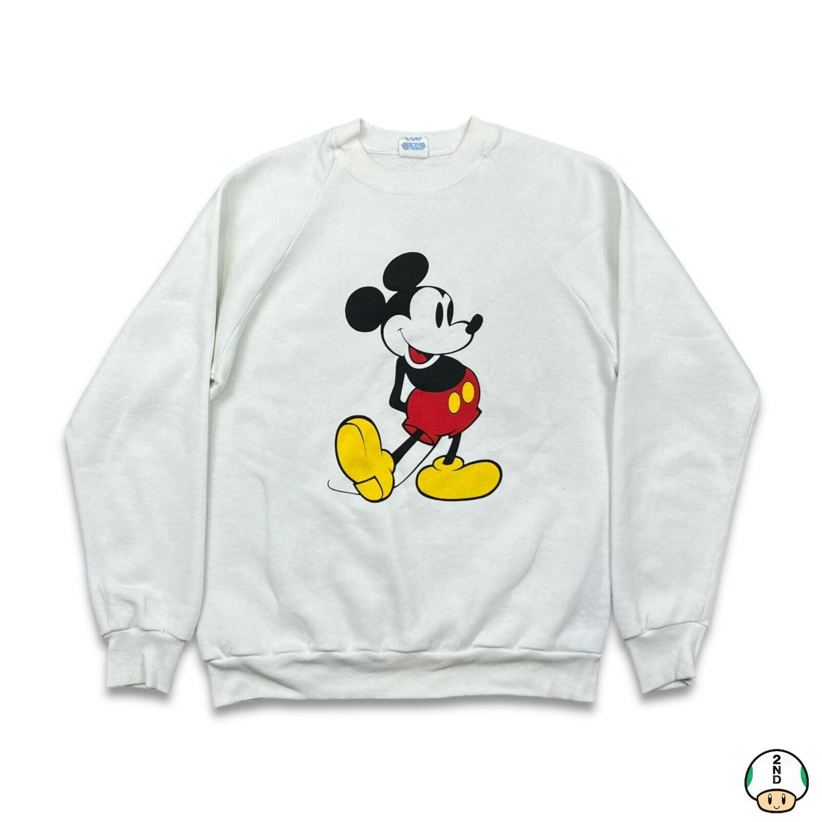 Disney × Vintage Vintage Disney Mickey Mouse Sweatshirt Movie 90s Pullover Size US M / EU 48-50 / 2 - 1 Thumbnail