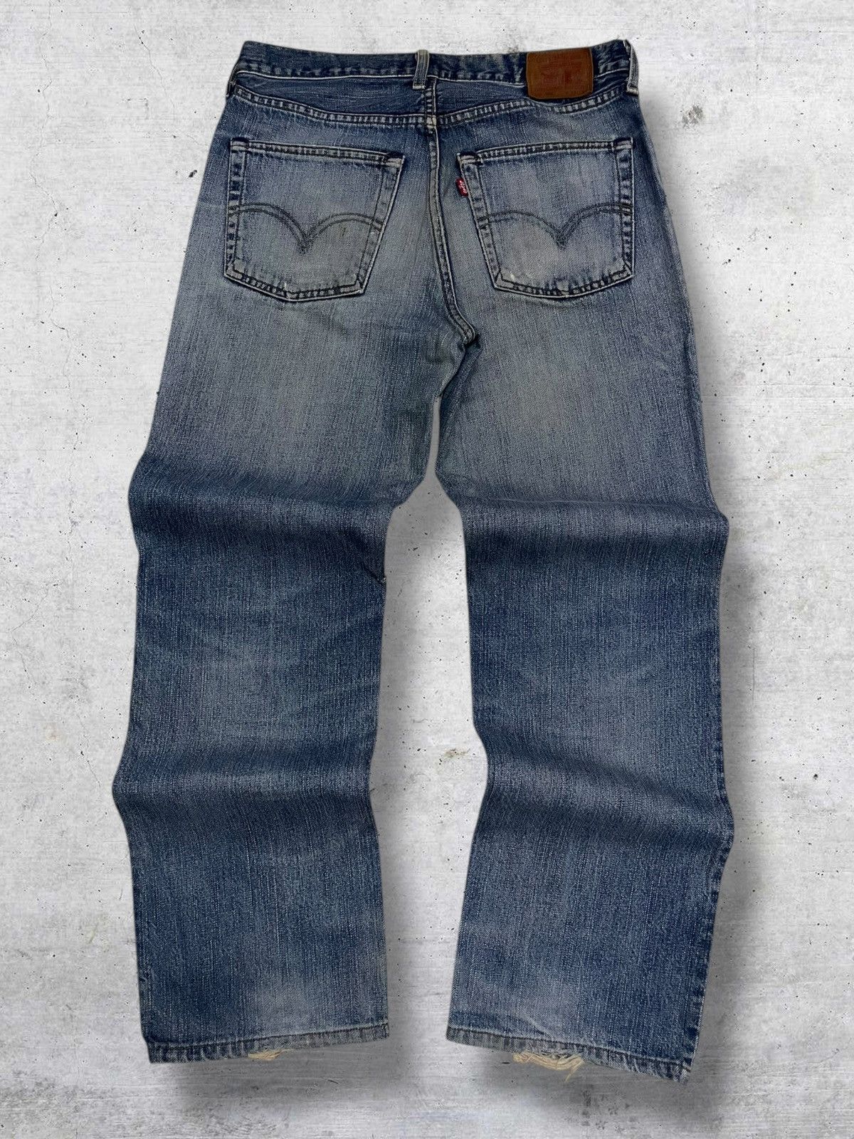 Levi's Vintage Clothing VINTAGE 502 LEVIS USA DESIGNER 90S RIPPED OG GRUNGE DENIM Size US 30 / EU 46 - 8 Thumbnail