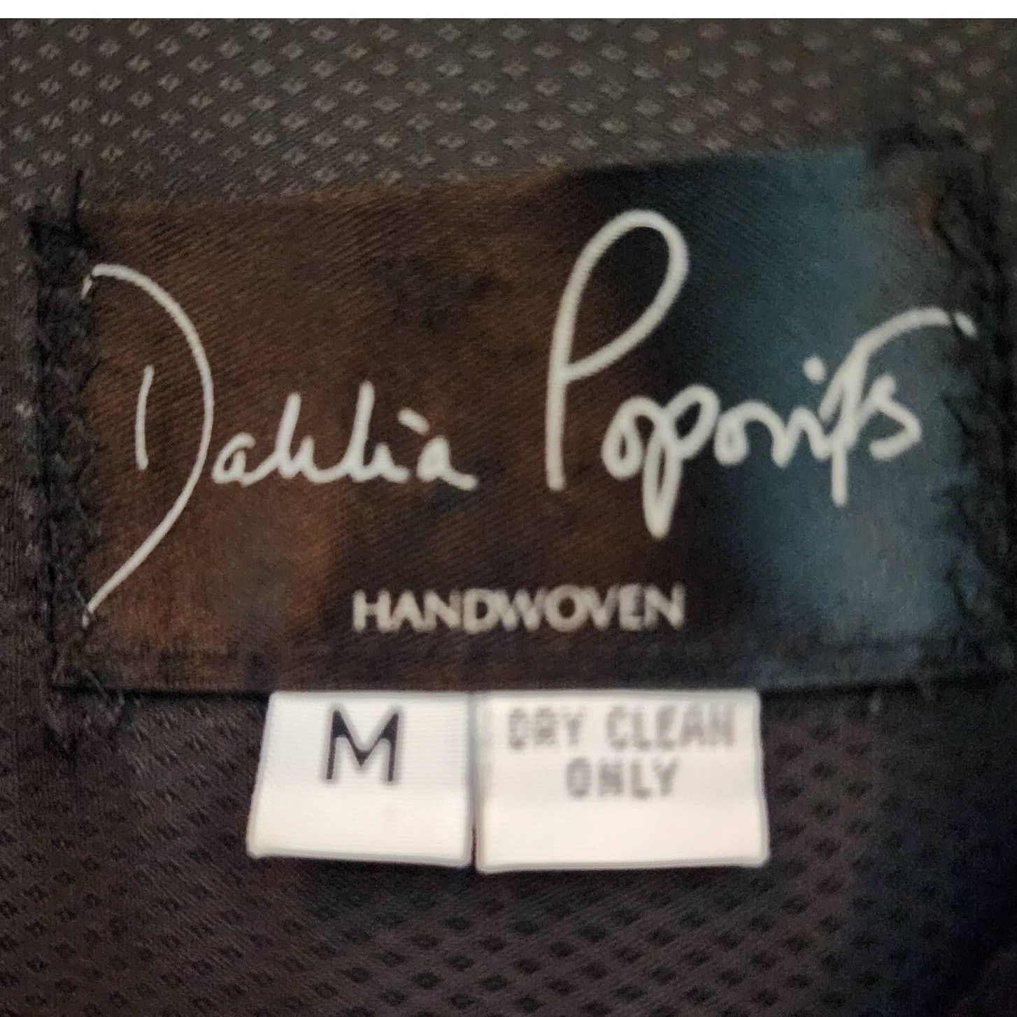 Handmade Handwoven Jacket size Large Dahlia Popovits Size L / US 10 / IT 46 - 7 Thumbnail