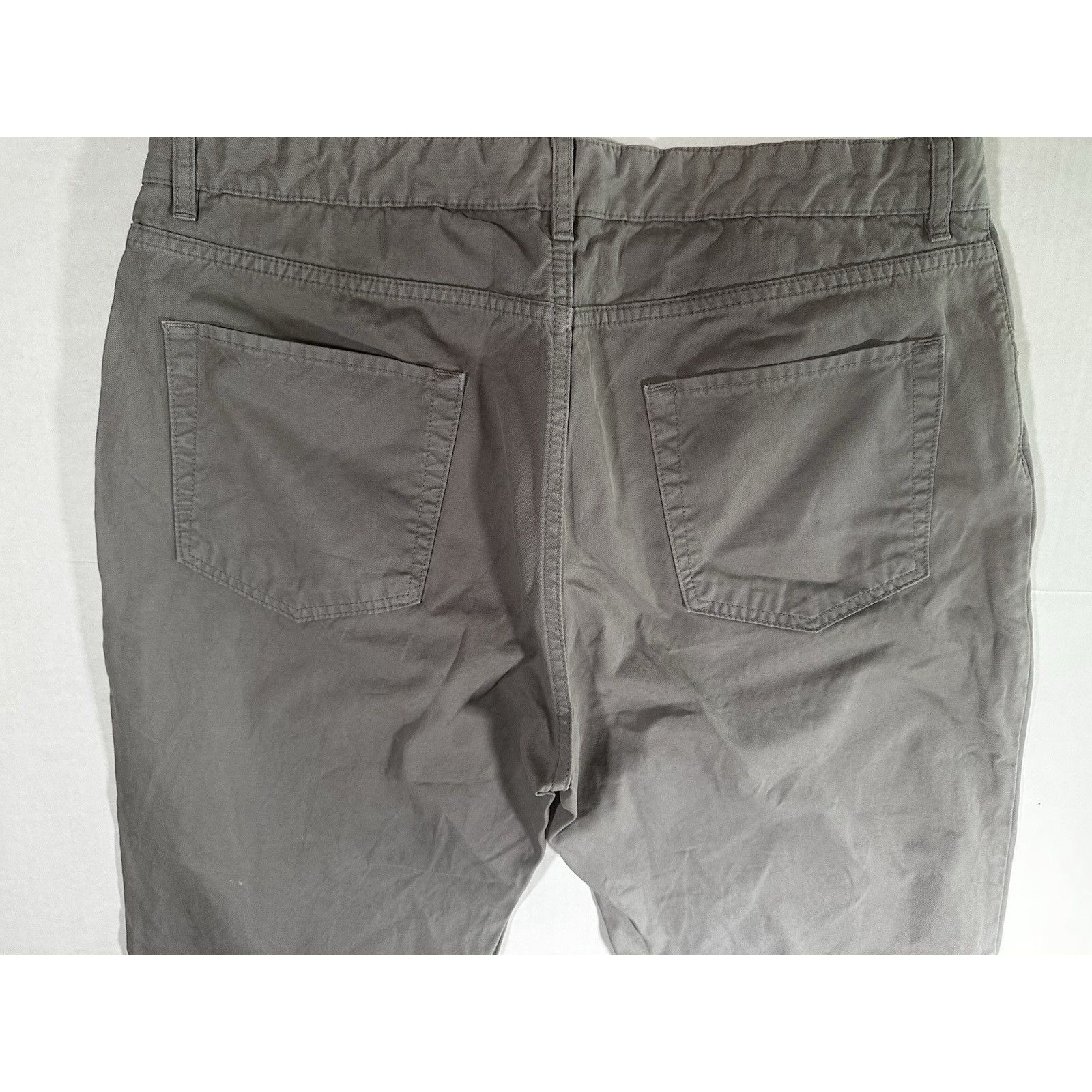 Saks Fifth Avenue Saks Fifth Avenue Gray Chino Canvas Pants Sz36 Casual Size US 36 / EU 52 - 13 Thumbnail