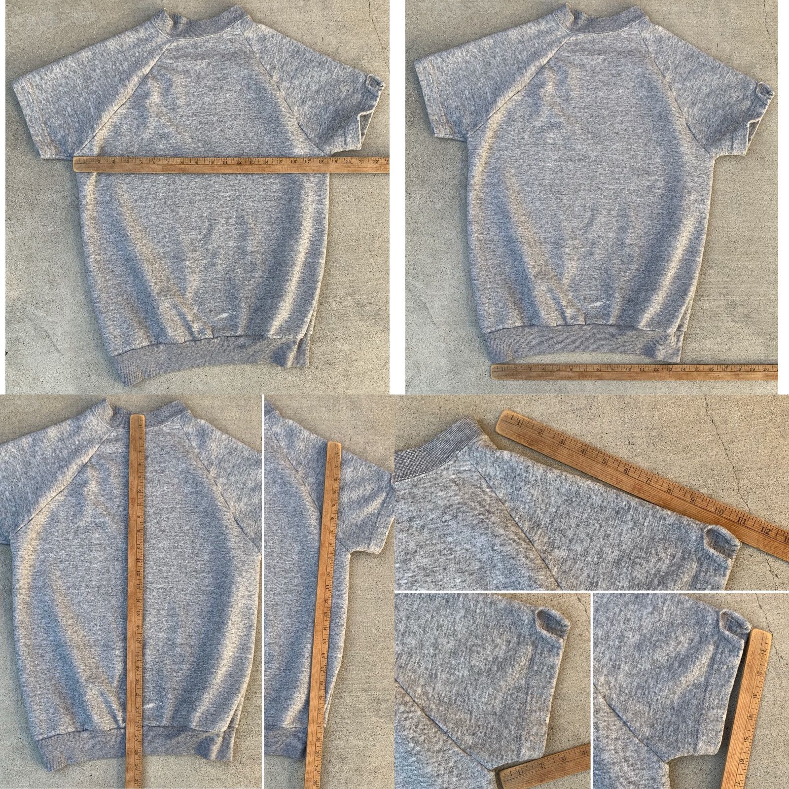 Vintage VINTAGE Oakbrook Short Sleeve Raglan Sweatshirt Gray Made In USA L Men Size US L / EU 52-54 / 3 - 11 Thumbnail