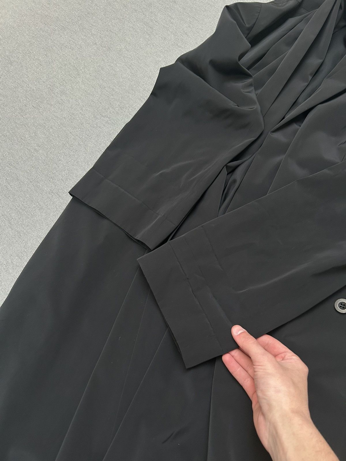 Issey Miyake Issey Miyake 2007 Archive Polyester Nylon Overcoat Jacket Size US M / EU 48-50 / 2 - 9 Thumbnail