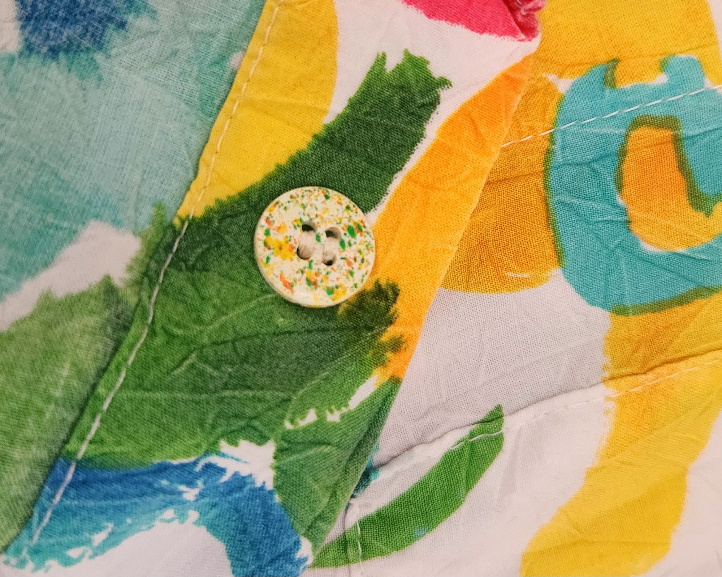 Jams World × Vintage JAMS World Vintage Shirt Men's Hawaiian Aloha Floral Button Size US S / EU 44-46 / 1 - 12 Thumbnail