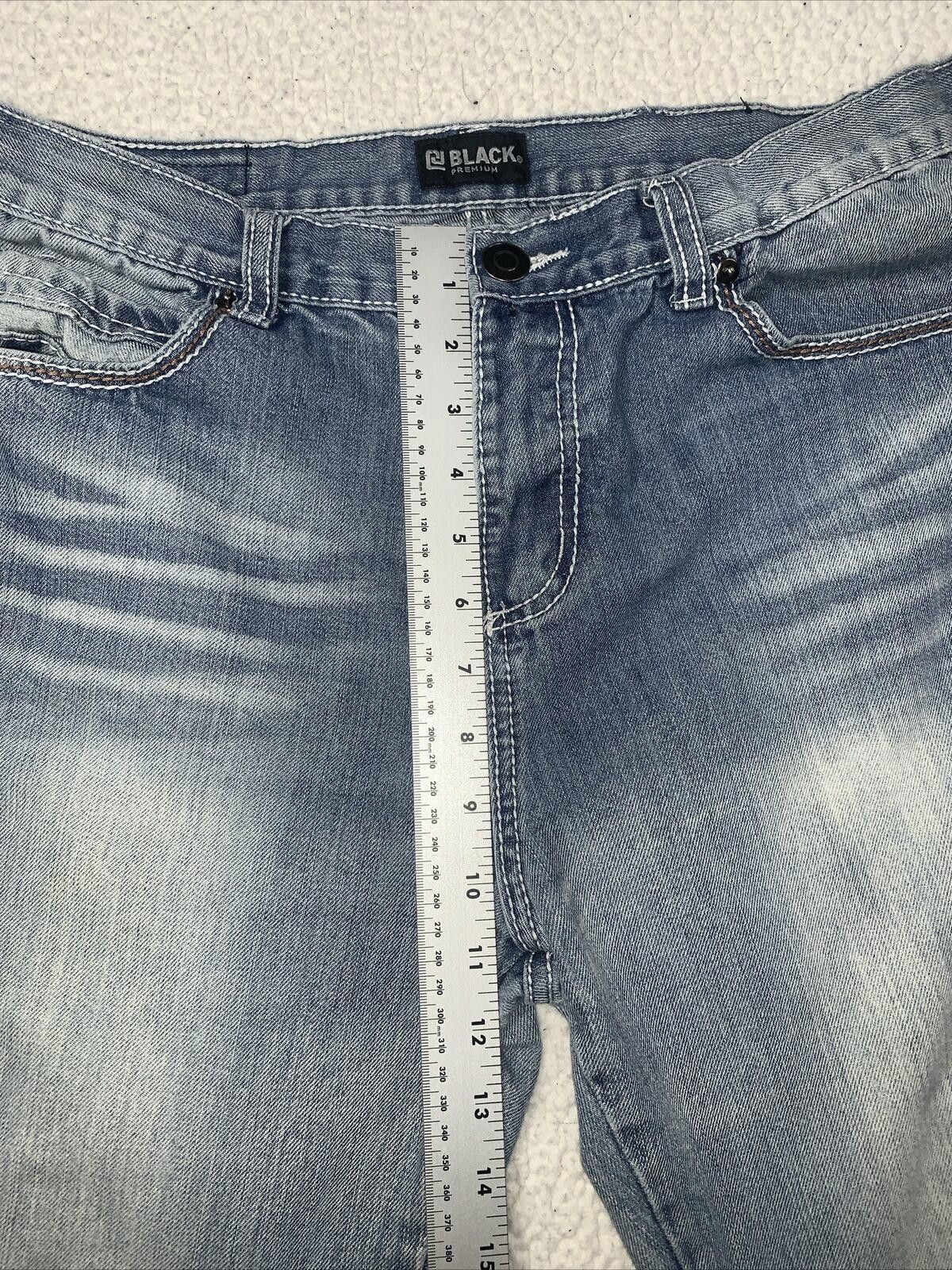 Other Black Premium Jeans Blue Men's Size 34/30 Boot Size US 34 / EU 50 - 7 Thumbnail
