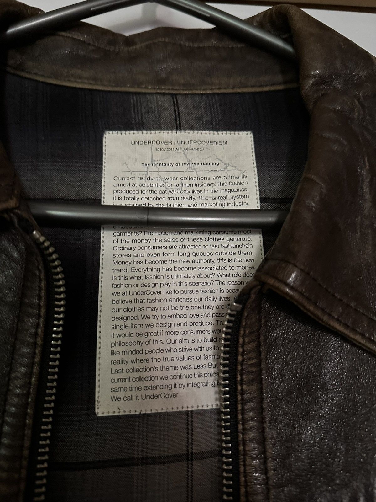 Undercover Undercover AW10 “Gira” Lambskin Jacket Size US L / EU 52-54 / 3 - 6 Thumbnail