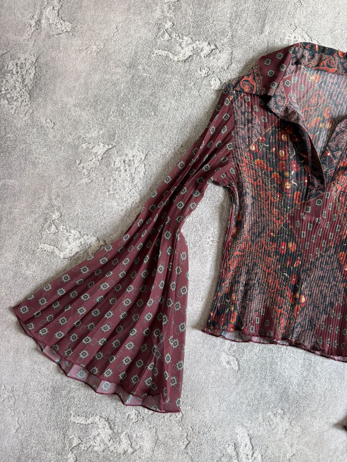 Designer Archive style pleats please issey miyake mesh blouse top Size ONE SIZE - 6 Thumbnail