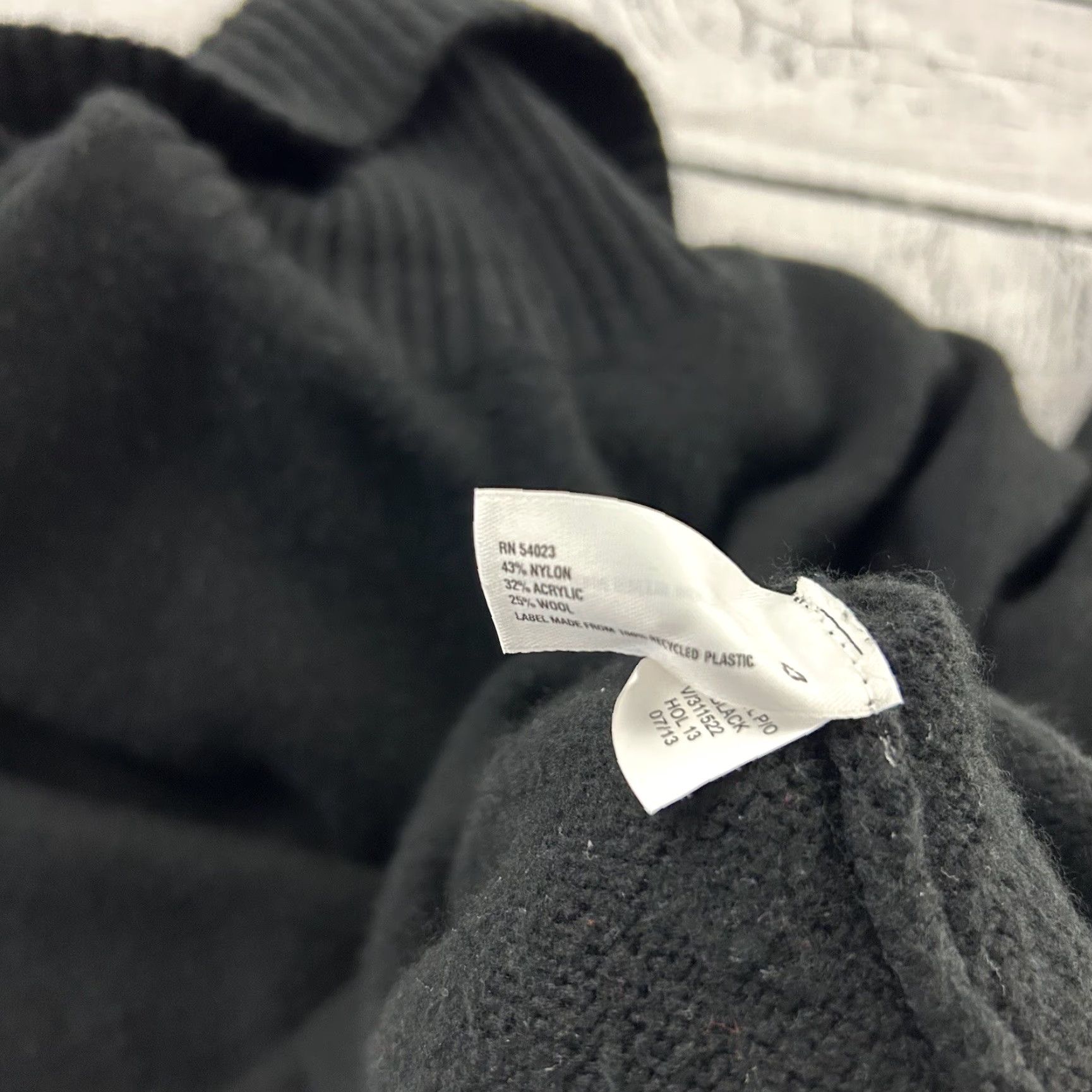 Gap VINTAGE Gap Chunky Turtleneck Sweater Women's Small Tall Black Size S / US 4 / IT 40 - 6 Thumbnail