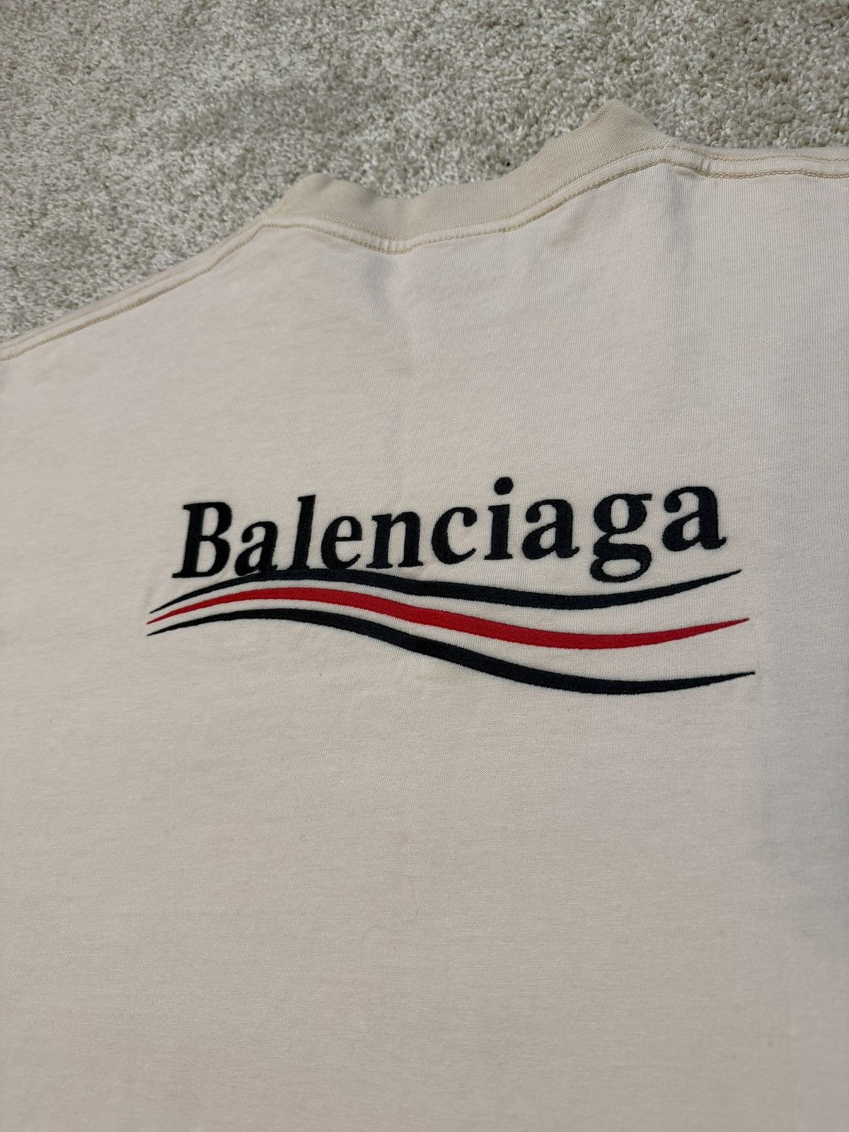 Balenciaga Balenciaga Political Campaign Logo T-Shirt Size US XL / EU 56 / 4 - 4 Thumbnail